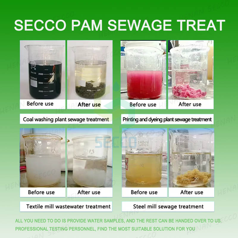 henan secco,polyacrylamide,polyaluminium chloride